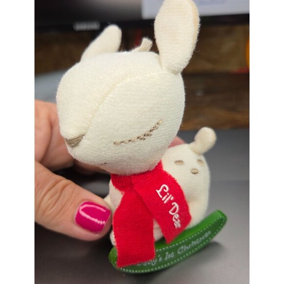 Hallmark Keepsake 2014 Lil Dear Babys 1st Christmas Ornament New Old Stock - Picture 5 of 8